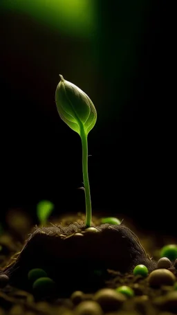 a Seed in the dark