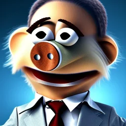 Vladmir Putin as a muppet