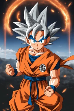 Goku, but he is tan.