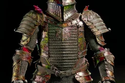 england medieval battle armour clothing design pattern front on shot facing camera