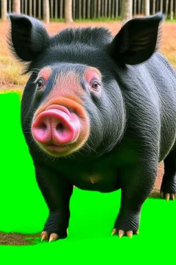 Pig that looks like a bear
