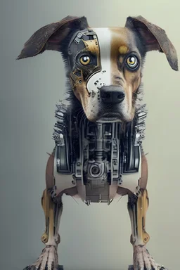 Half dog half robot