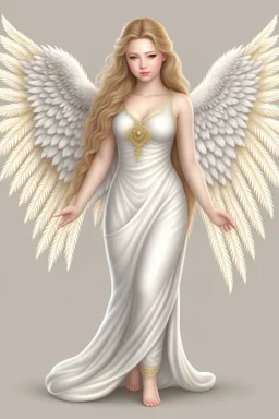 Beautiful Angel Realistic,fullbody digital