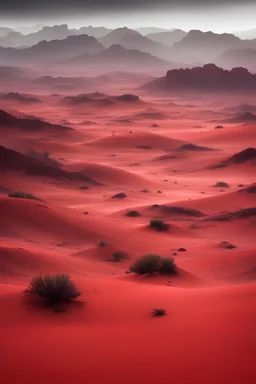 a red blooded desert valley