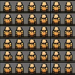 sprite sheet character, rimworld style