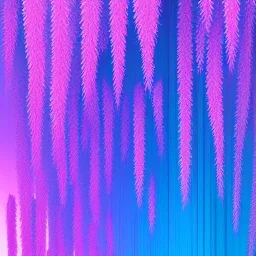 a magical crystal vertical light, pink and blue wisteria , pink vertical, blue lake,sharp, background vertical blue gradient vertical, elegant, highly detailed, artstation, concept art, smooth, sharp focus, illustration, 8k, splash art, wallpaper, key visual