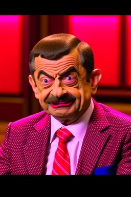 mr bean as erdogan in tv debate