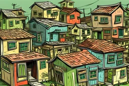 gambar banyak rumah kemiskinan