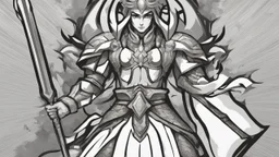 محارب لديه كاريزما وشكله مهيب