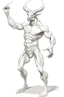 Centaur, a muscular man with a bull's head