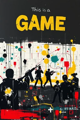 this isnt a game this is financial warfare style of basquiat x pollock