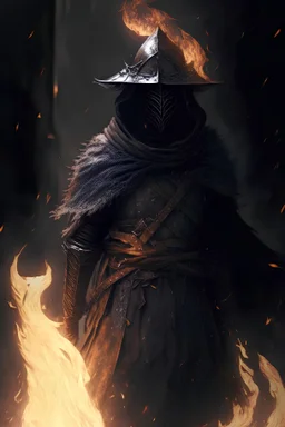 The Fire Keeper in world of the dark souls 3