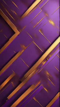 Hyper Realistic Glowing-Golden-Diagonal-Lines on rustic-purple-&-maroon wall with embers