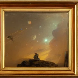 Louis Philippe Crepin, space, stars, planets