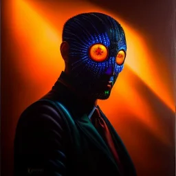 Ultra detailed fullbody Portrait in oil on canvas of Legion, extremely detailed digital painting, extremely detailed face,crystal clear Big Glowing eyes, mystical colors ,perfectly centered image, perfect composition, rim light, beautiful lighting, 8k, stunning scene, raytracing, anatomically correct, in the style of robert e howard and Ken Kelley and Ohrai Noriyoshi and Simon Bisley and tomzj1