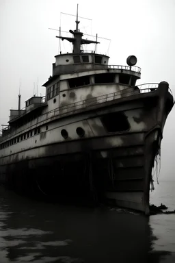 A really creepy big boat