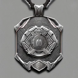 kirin amulet, lucky charm, grey background