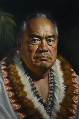 portrait of samoan prince