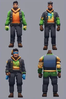 Adriano fortnite skin pixel stil