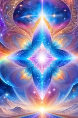cosmic woman ,beautiful ufos rainbow, admiral from the future, galactic confédération, fine whole face, crystalline skin, expressive purple eyes,rainbow, smiling lips, very nice smile, costume pleiadian, Beautiful tall woman pleiadian Galactic commander, ship, perfect datailed golden galactic suit, high rank, long blond hair, hand whit five perfect detailed finger, amazing big puple eyes, mouth, high définition lips, cosmic happiness, bright colors, blue, pink, gold, jewels, realist,