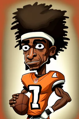 Nicholas Jackson Footballer, cartoon 2d