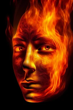 Face of flame