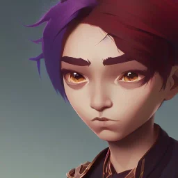 Portrait of an adorable sorcerer kid by Nick Harris