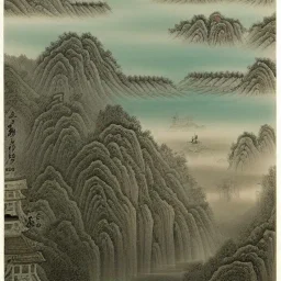 01 - chinese landscape, Heaven and Earth emerge from darkness