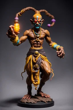 figure of Dhalsim an electric necromancer