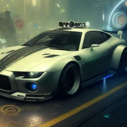 Cyberpunk Hyper cars,perfect composition, hyperrealistic, super detailed, volumetric lighting, dramatic lighting, 8k, high quality, trending art, trending on artstation, sharp focus, studio photo, intricate details, highly detailed,film photography, dslr, cinema4d, studio quality,nightclub lighting,octane render, by greg rutkowski