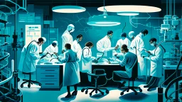 The image for the article can depict a dedicated medical team engaged in advanced laboratory research. In this scene, doctors and researchers come together to study and understand rare and intriguing diseases. The atmosphere is one of discovery, science, and technological advancement, with the team diligently working to improve human understanding of these mysterious conditions and develop better treatments for patients. The image reflects scientific progress and the efforts made to achieve adva