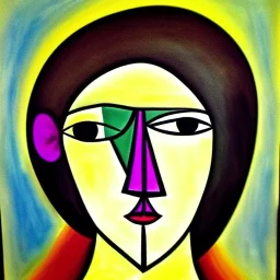 portrait of a girl picasso style