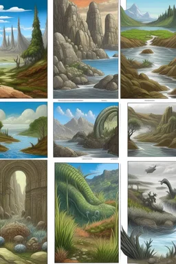 cambrian periode lanscapes