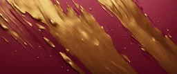 Hyper Realistic Golden-Texture on Maroon-brush-strokes-background