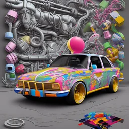 car crush by kaws