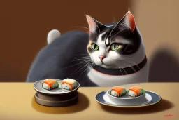 Cat. Sushi. style Francesco Matteuzzi.