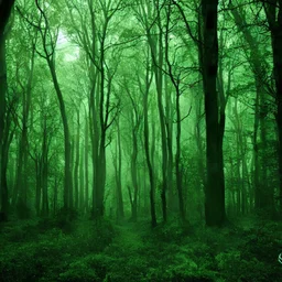 a labirynth existance deep green forest