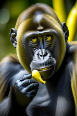 gorilla tag monkey with banana in hand