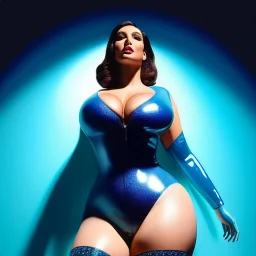 Ultra detailed fullbody Portrait in oil on canvas of beautiful busty fallout 4 woman ,wearing skintight latex blue suit, extremely detailed digital painting, extremely detailed face,crystal clear Big Glowing eyes, mystical colors ,perfectly centered image, perfect composition, rim light, beautiful lighting, 8k, stunning scene, raytracing, anatomically correct, in the style of robert e howard and Ken Kelley and Ohrai Noriyoshi and Simon Bisley and tomzj1