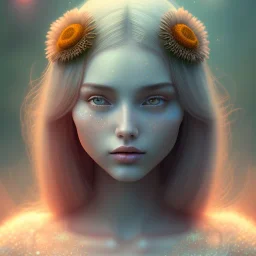 daisy beautiful girl,utra realistic,highly detailed, masterpiece, sharp focus, insanely detailed, honeybee, fantasy art, intricate detailed, elegant, fog, Special Lighting, Vibrant, color Scheme, forest, unreal engine 5, trending on artstation