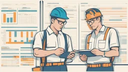 operators looking at a huge maintenance schedule