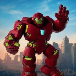 hybrid of hulkbuster and Godzilla