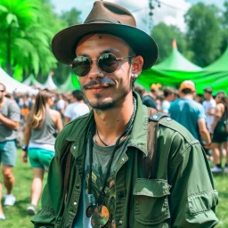 ecologist in a music festival