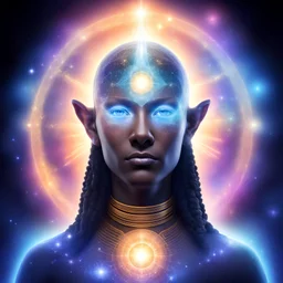 portrait of a Guardian, Guide, Galactic - that will represent the Higher self and the lineage of the light