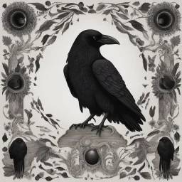 raven goddess of darkness and shadows
