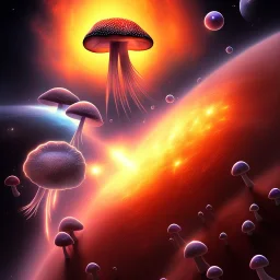 Chronal mass ejection from mushroom