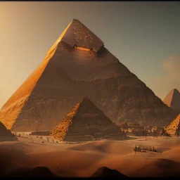 Giza Piramitleri fantasy art, shine lighting, cinematic, extremly, mist