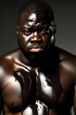 big black oily men