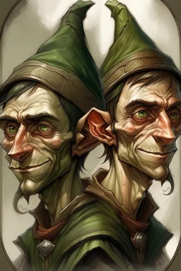an elf, two-faced