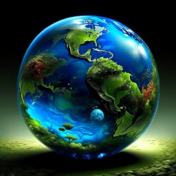 earth. glass
